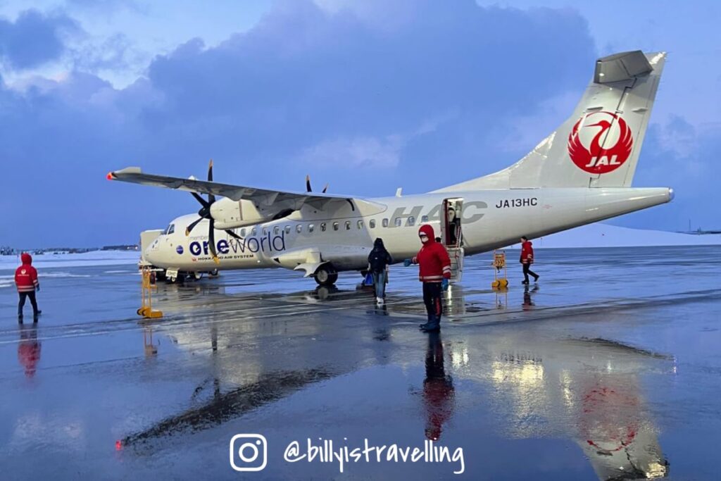 日本航空國內航線，札幌丘珠機場前往函館JL2753