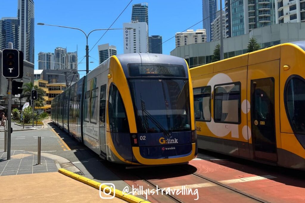 澳洲黃金海岸 G:link 輕軌電車，連接 Surfers Paradise 與市內主要景點的公共交通