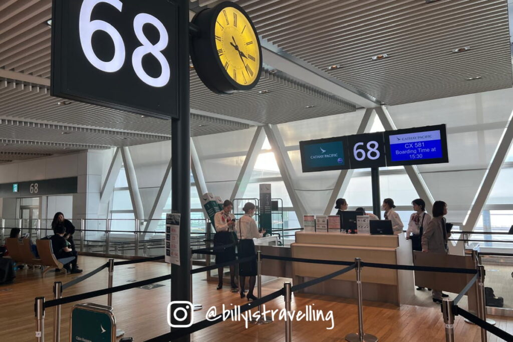 國泰航空 CX581 登機閘口