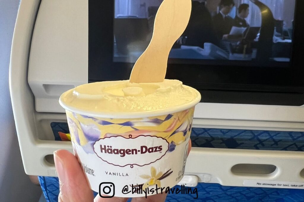 CX634 國泰飛機餐 haagen-dazs雪糕