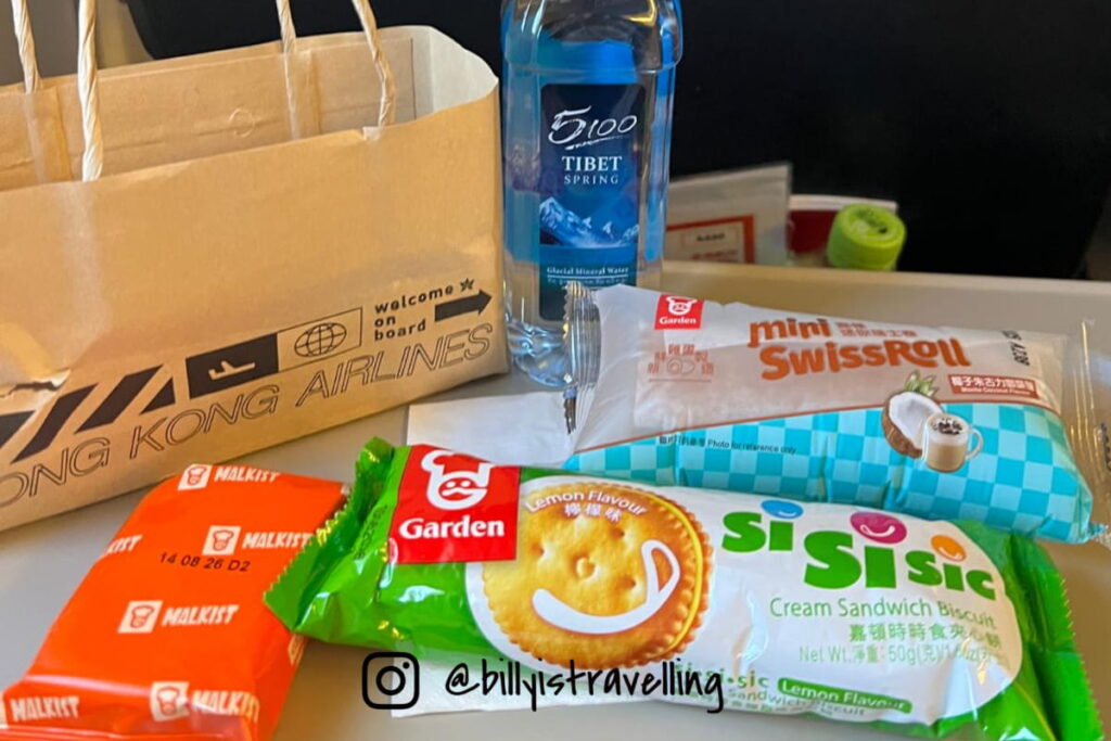 香港航空A321飛機餐