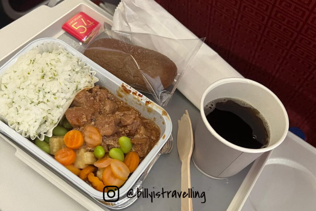 香港航空HX618飛機餐