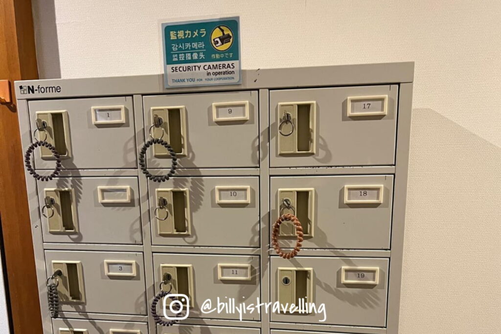 千歲特雷斯大酒店 Hotel Grand Terrace Chitose 大浴場外設有locker