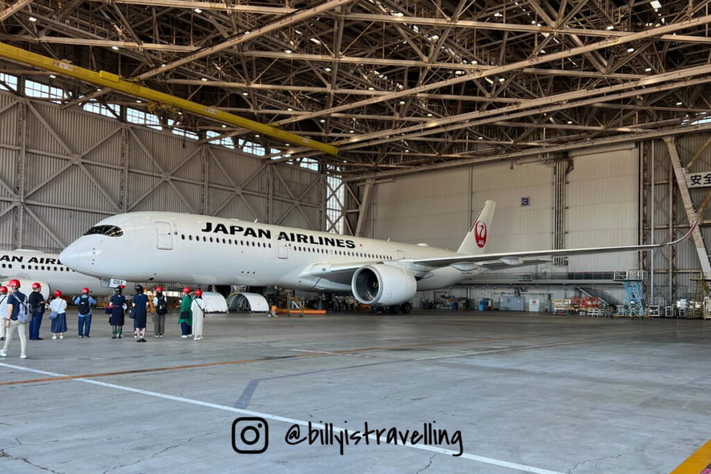 日本航空飛機維修庫參觀