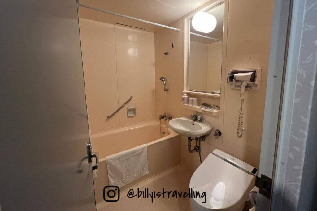 北廣島克拉斯酒店 Sapporo Kitahiroshima Classe Hotel 房間內的浴室