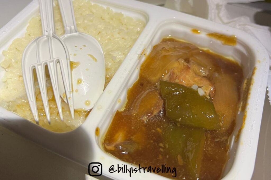 Scoot TR939 香港飛新加坡付費飛機餐實測,低成本航空熱食餐點份量及質素分享