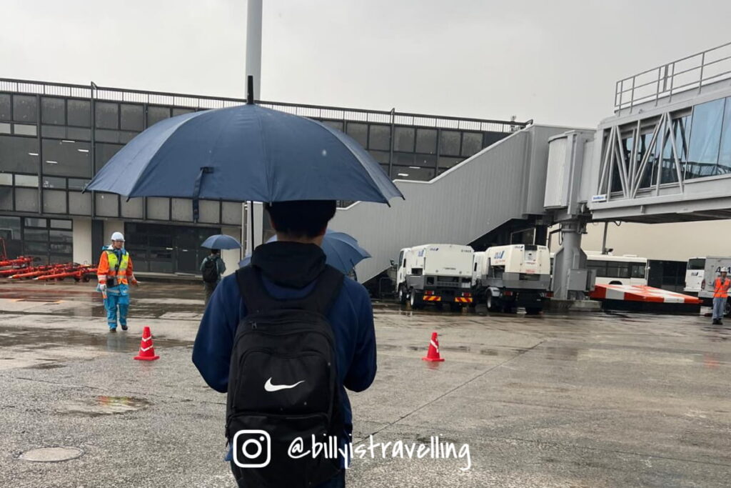 抵達大阪伊丹機場