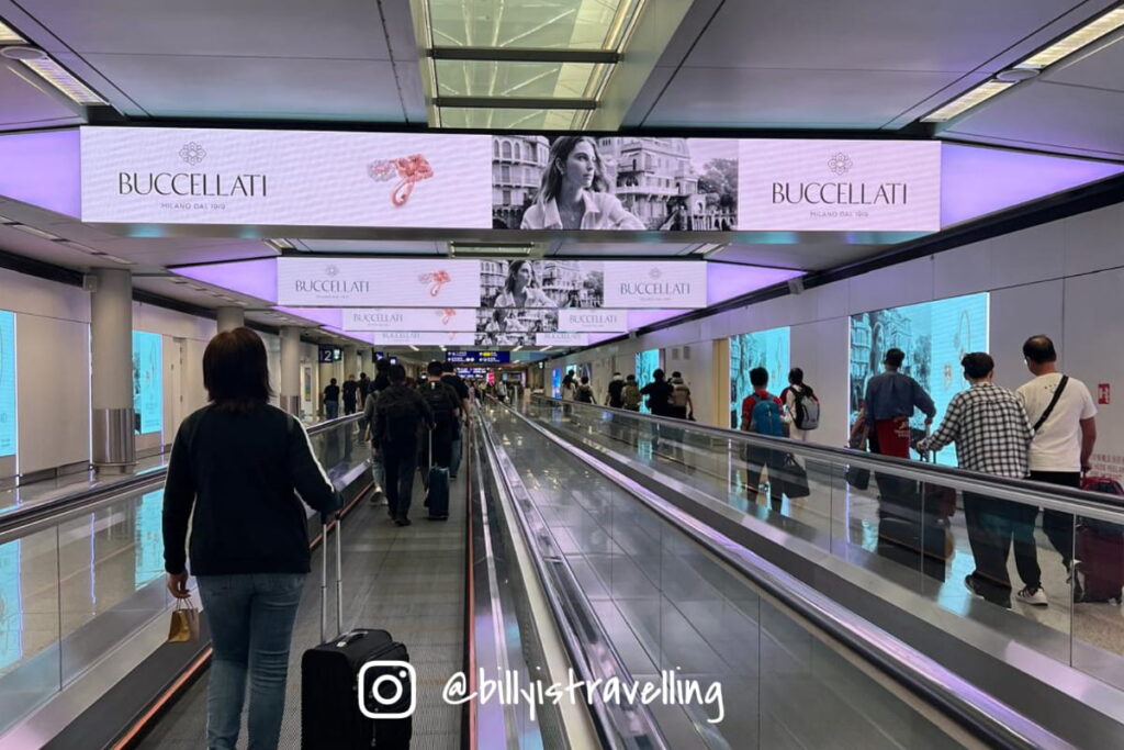 NH859 抵達香港機場HKG