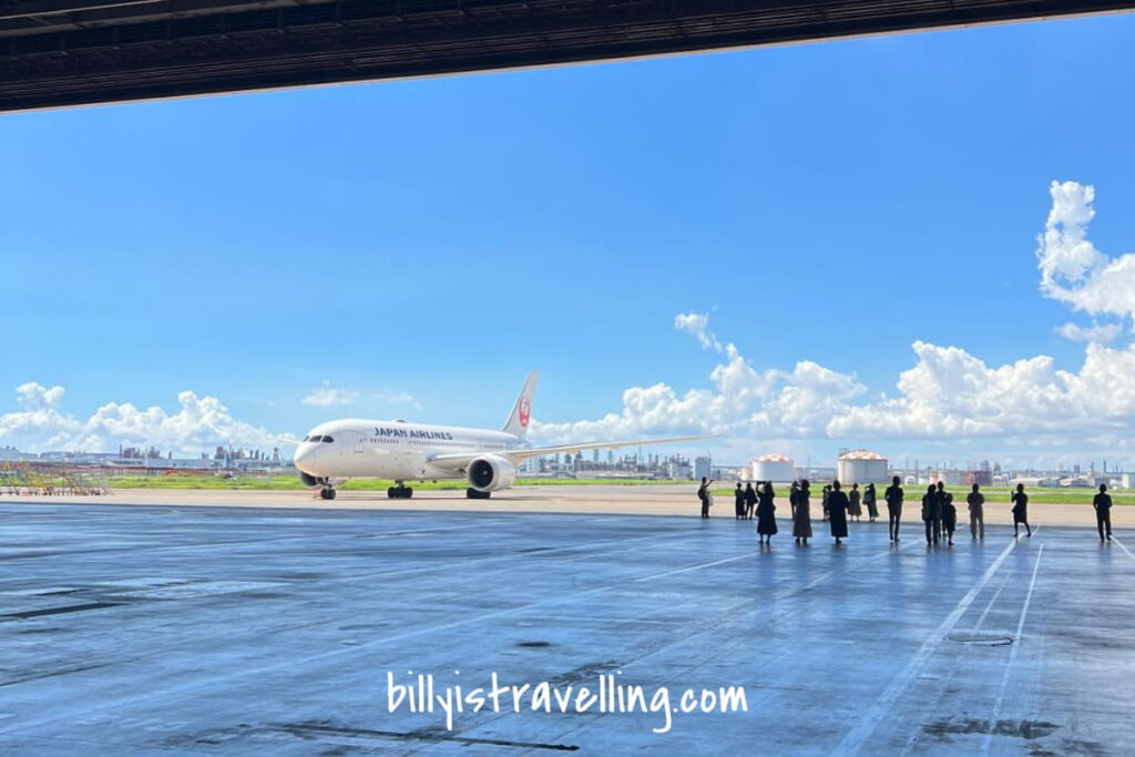 日本航空飛機維修庫 B787客機