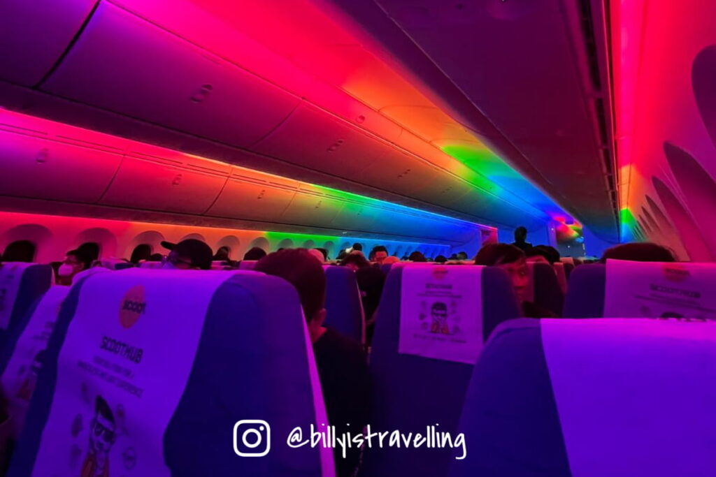 Scoot B787-8 9V-OFB的經濟艙環境