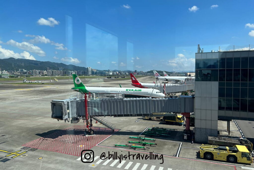 台北松山機場 長榮 停機坪