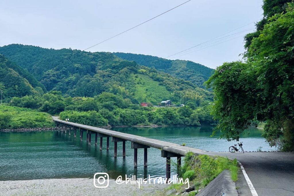 四萬十川三里沉下橋