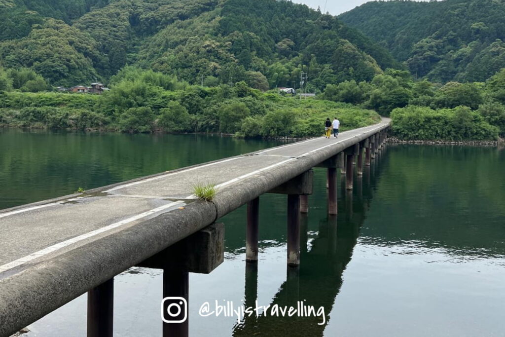 四萬十川三里沉下橋