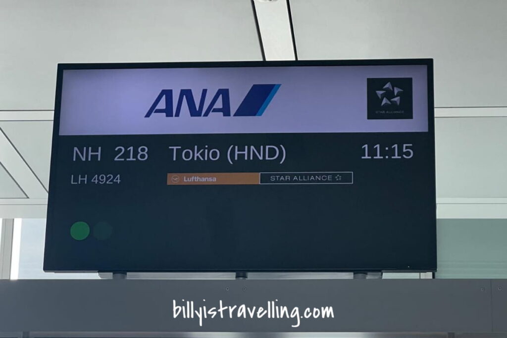 nh218 boarding gate at muc airport