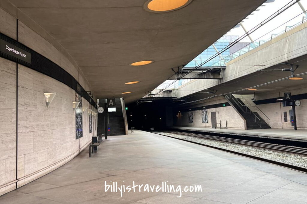 copenhagen airport train station