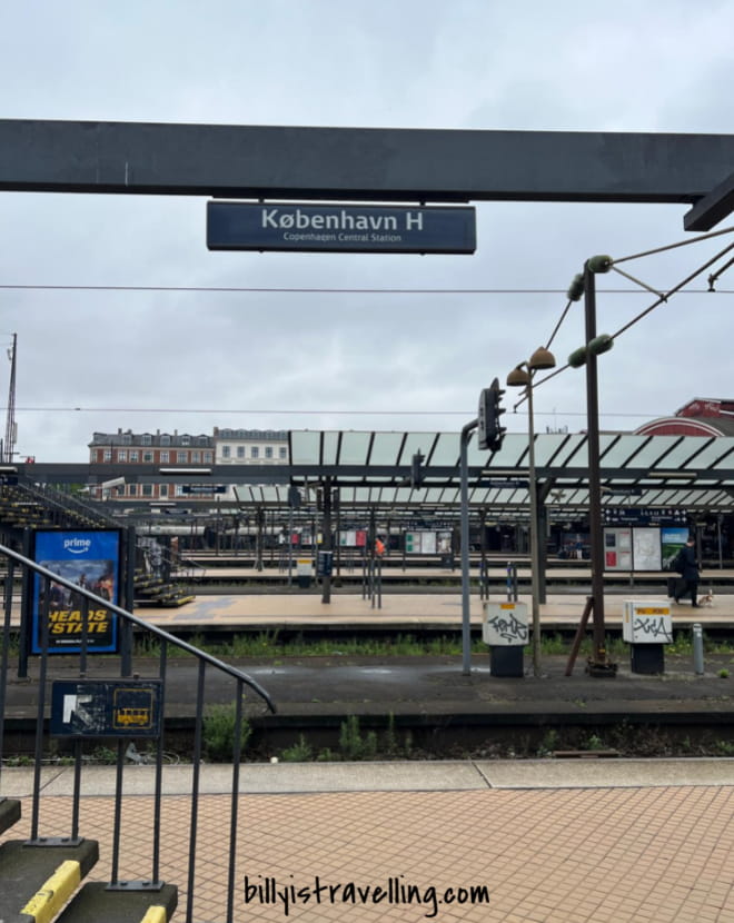 copenhagen central station train platform