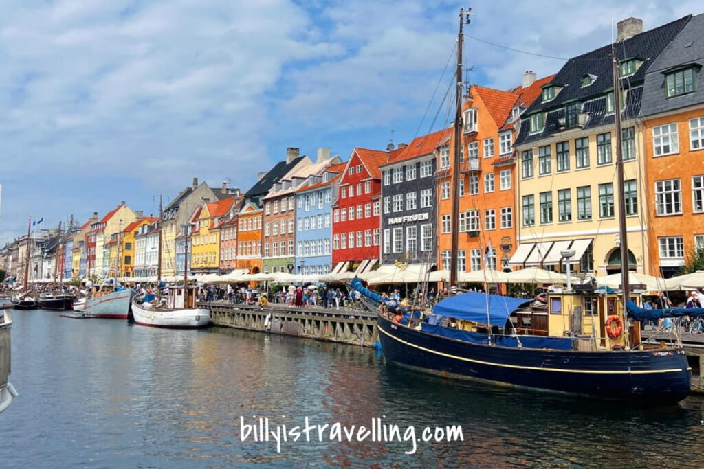 nyhavn view in copenhagen