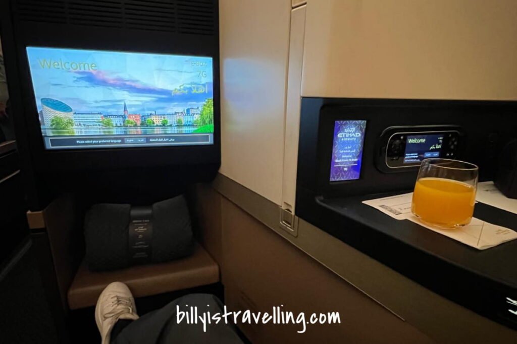 etihad bircher muesli business class