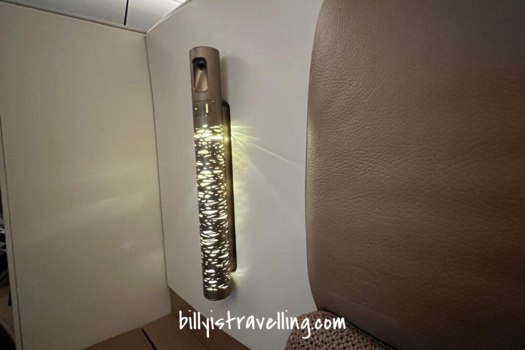 etihad airways business reading light
