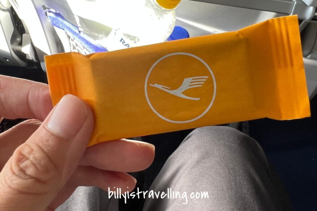 lufthansa lh2447 inflight meal chocolate 汉莎航空的巧克力包装