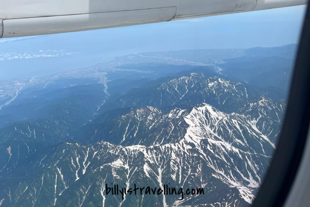 日本阿爾卑斯 航空俯瞰
