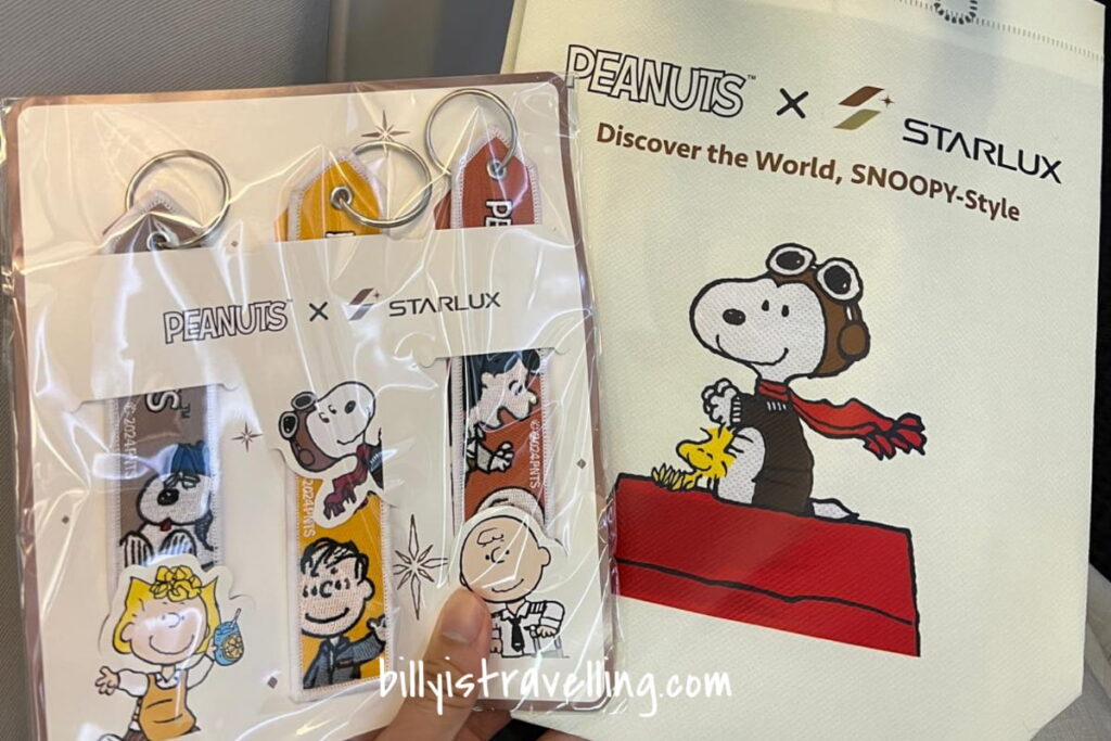 starlux snoopy crossover remove before flight key chain