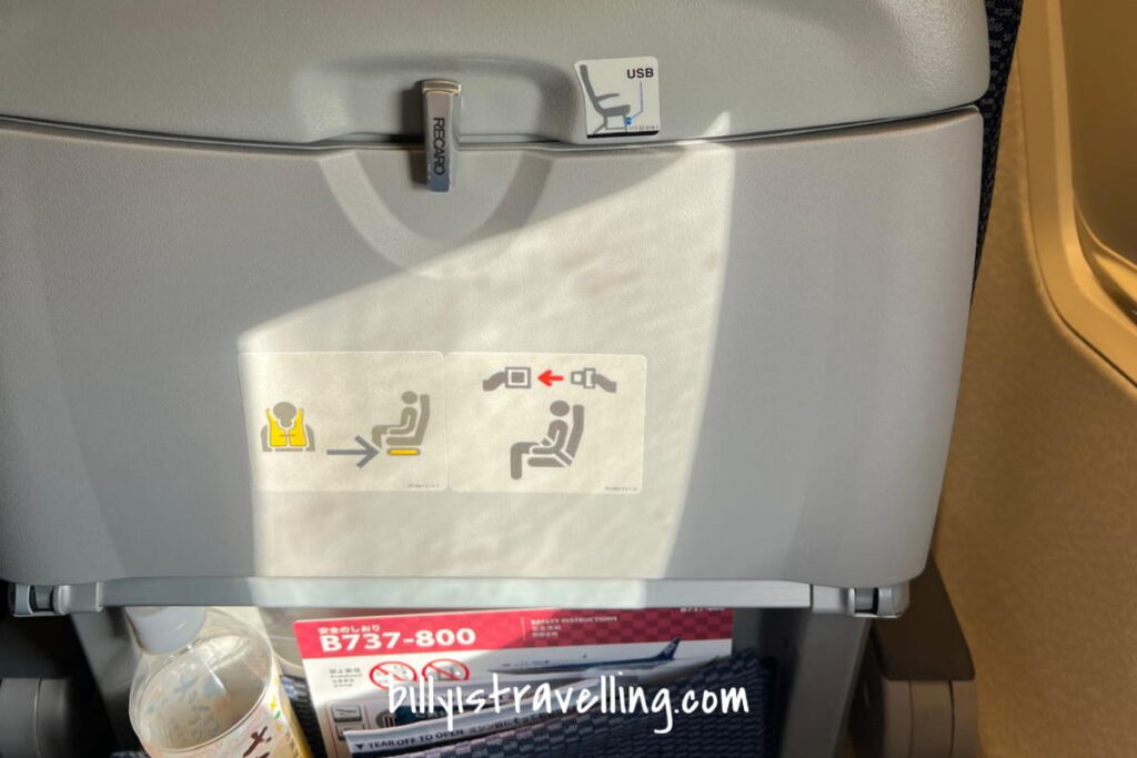 ana domestic b737-800 economy seat