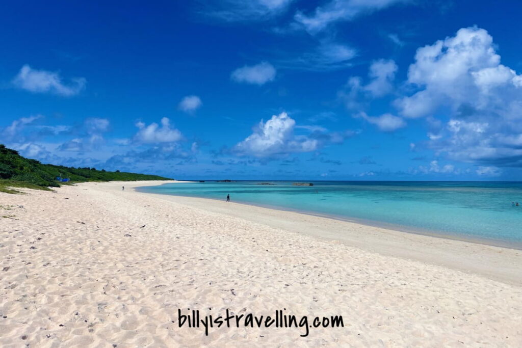 波照間島海天一色的西之濱海灘