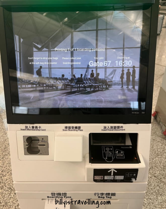 hkg airport print boarding pass by cuss