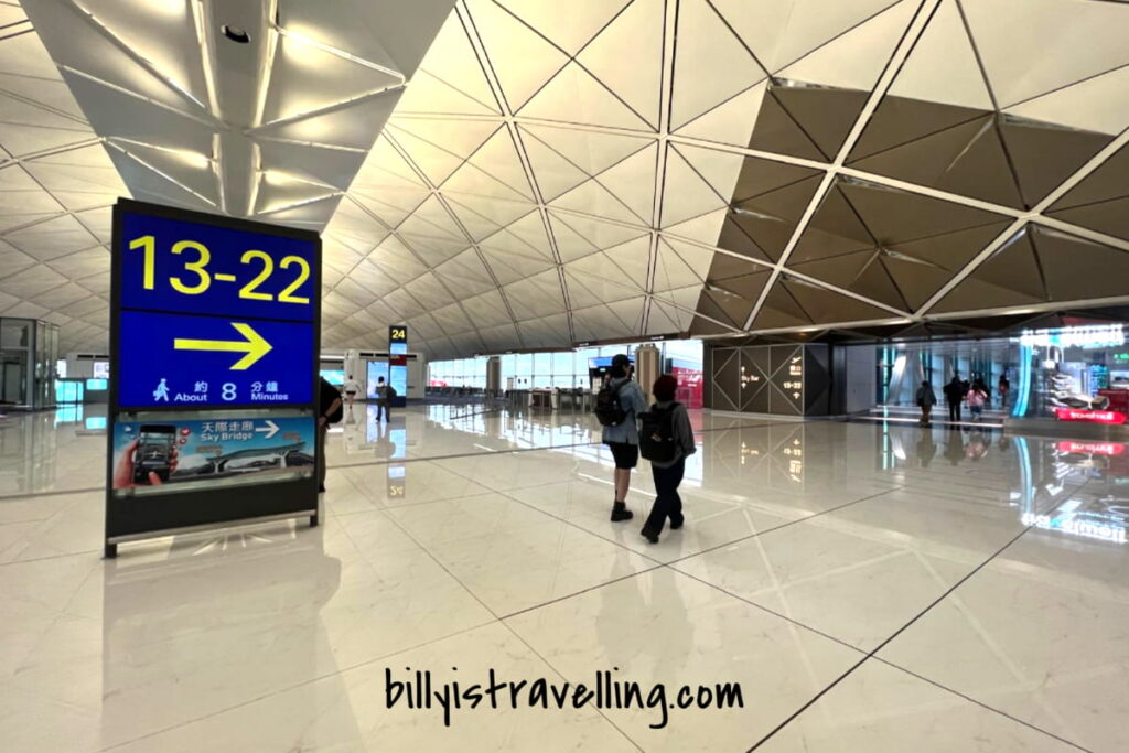 香港機場天際走廊入口