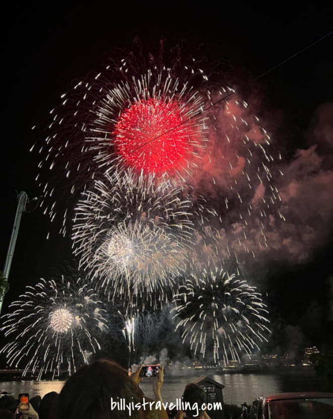 fujisan kawaguchiko fireworks show