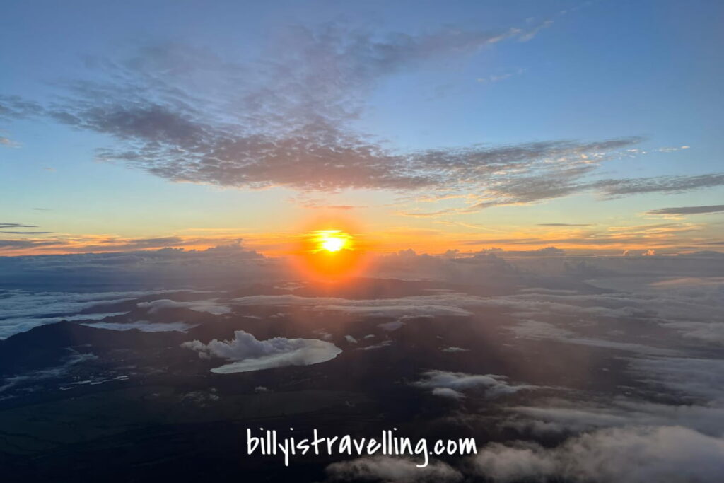 富士登山 山頂日出 御來光