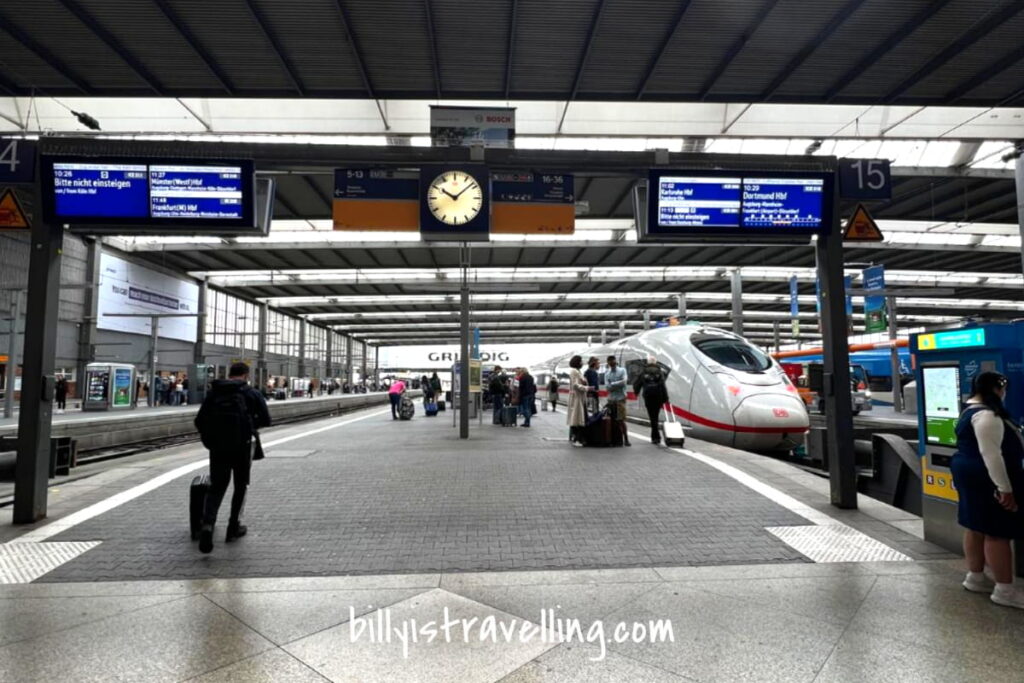 arrived munich central station